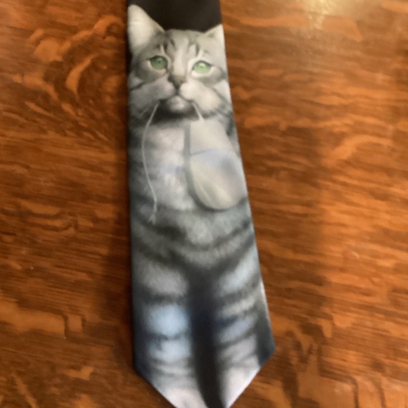 Ralph Marlin Other - Ralph Marlin Black and Gray Cat Tie